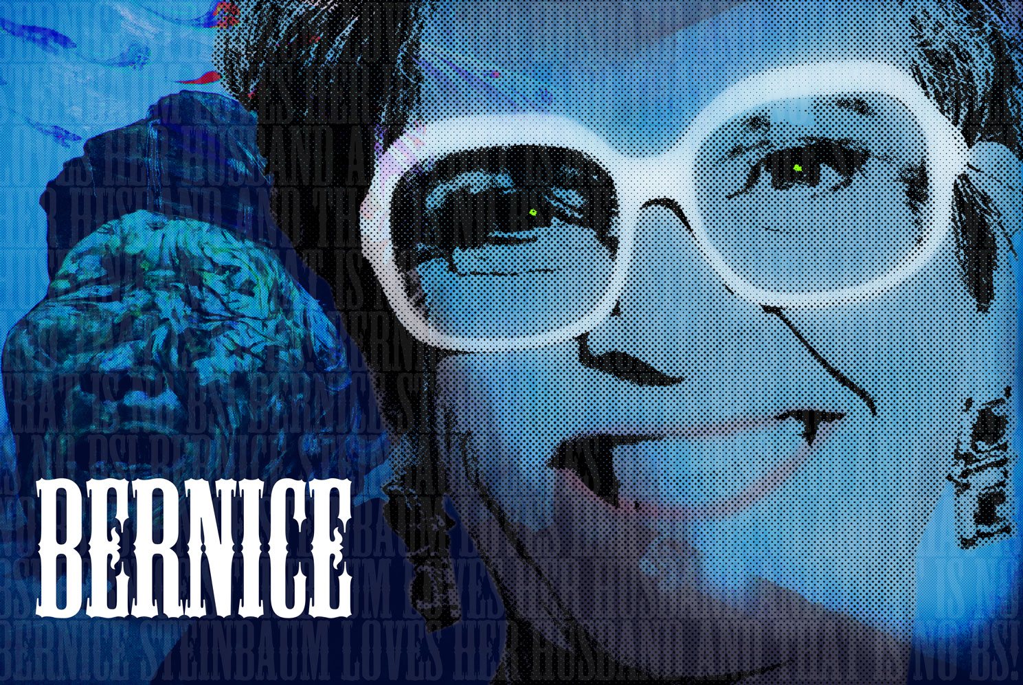 Bernice Blue Poster